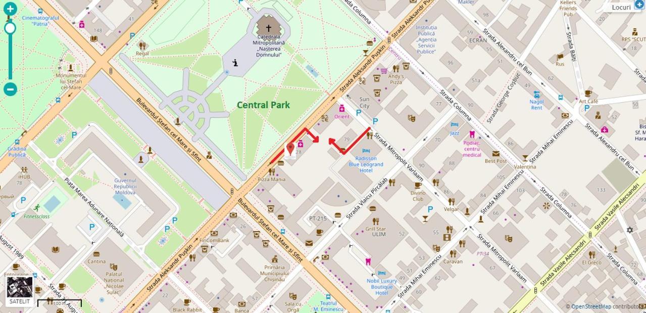 Ultra Central Park Apartments Chisinau Ngoại thất bức ảnh